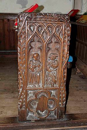 Abbotsham - Detail of Bench End